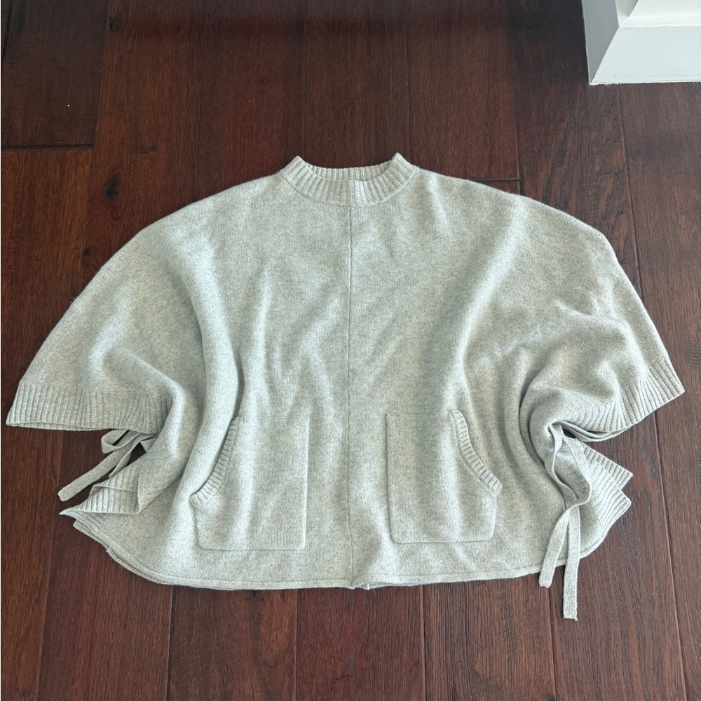 NakedCashmere Soft Gray Poncho